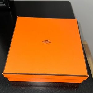 AUTHENTIC HERMES BOX. 7.75”x7.75”x2.25”